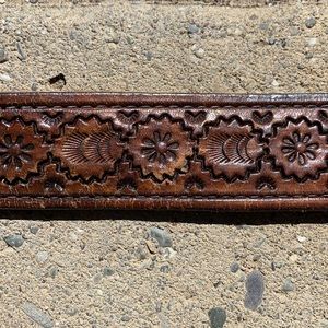 Vintage leather belt size 36